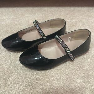 Black patent dress shoes